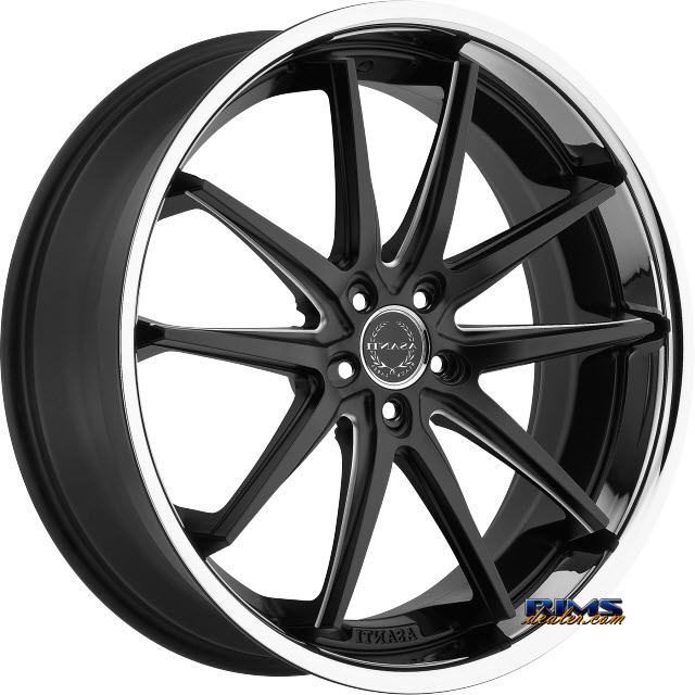 Pictures for Asanti Wheels ABL-5 Black Milled