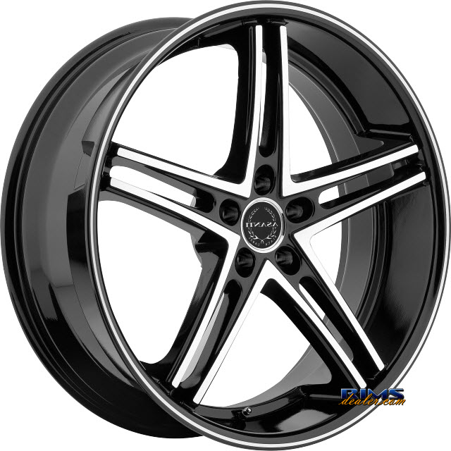 Pictures for Asanti Wheels ABL-7 Machined Black w/Black Lip