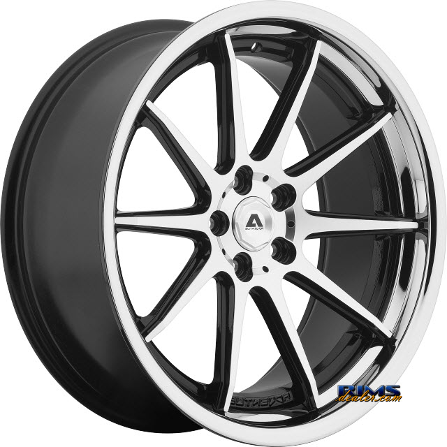Pictures for Adventus Wheels AVS-4 Black Gloss w/ Machined