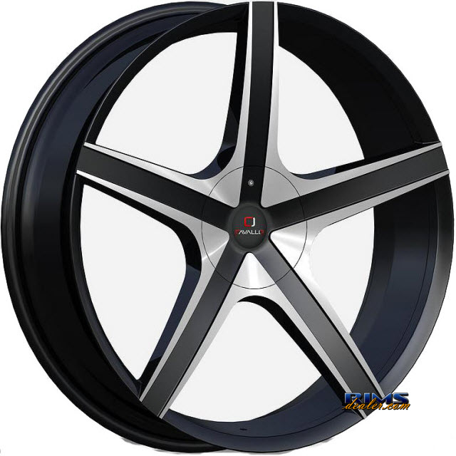 Pictures for Cavallo Wheels CLV-3 machined w/ black