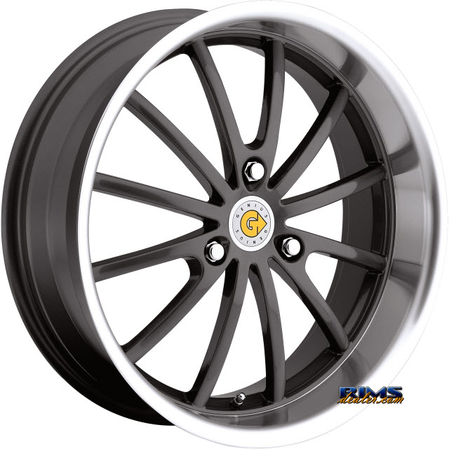 Pictures for Genius DARWIN - GUNMETAL W/MIRROR  CUT LIP Gunmetal Flat