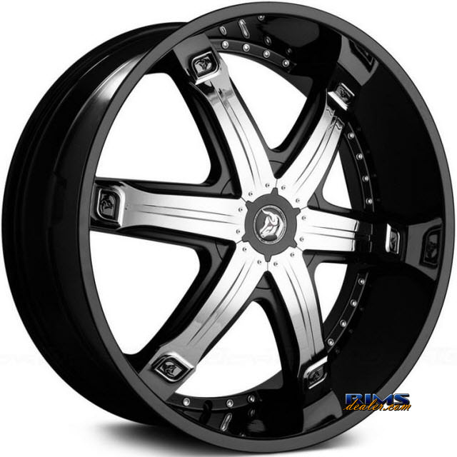 Pictures for Diablo Wheels FURY Black Gloss