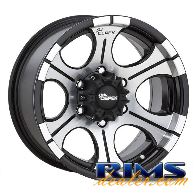 Pictures for Dick Cepek DC-2 (6-Lug) machined w/ black