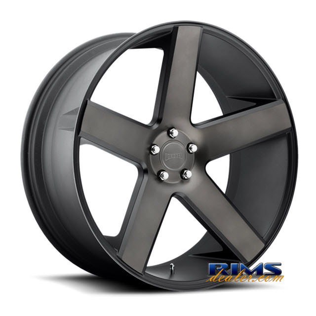 Pictures for DUB S116 - Baller black flat w/ machined