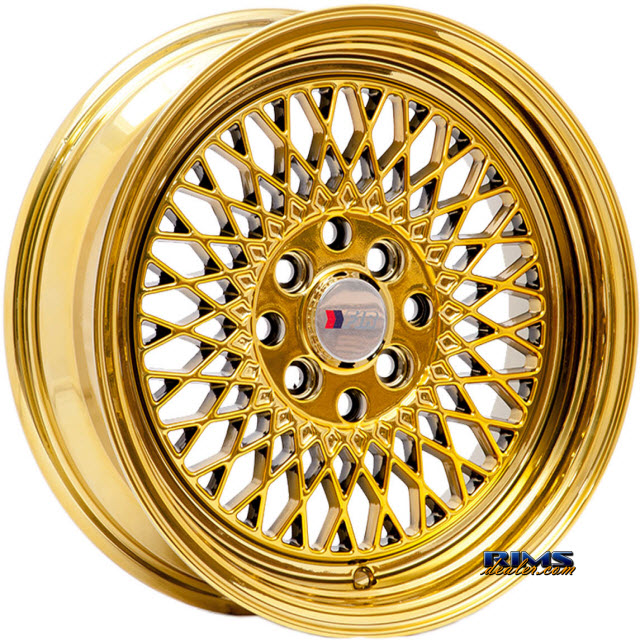 Pictures for F1R Wheels F01 - Chome Gold Gold Flat