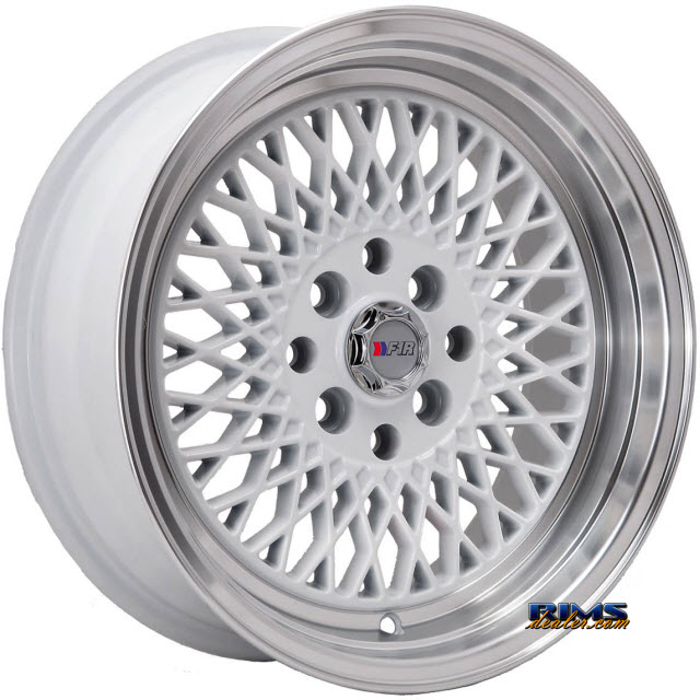 Pictures for F1R Wheels F01 Machined w/ White