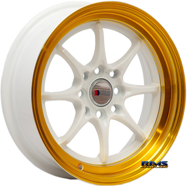 Pictures for F1R Wheels F03 White Flat