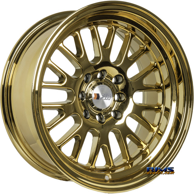 Pictures for F1R Wheels F04 - Chrome Gold Gold Flat