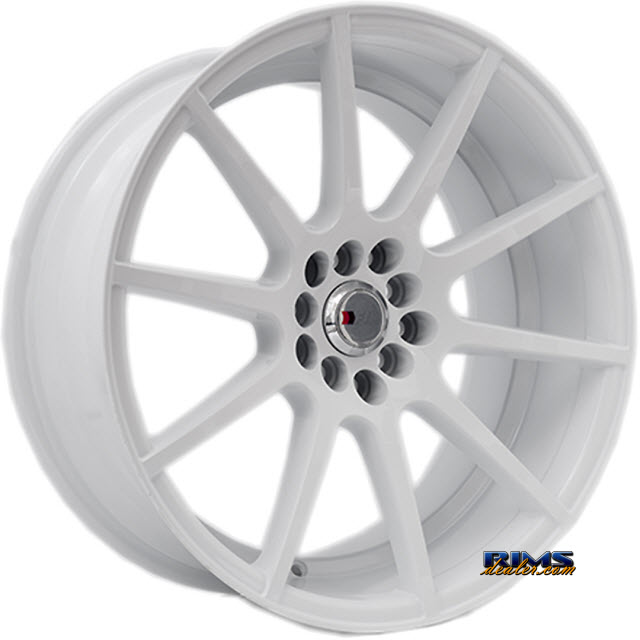 Pictures for F1R Wheels F17 White Flat