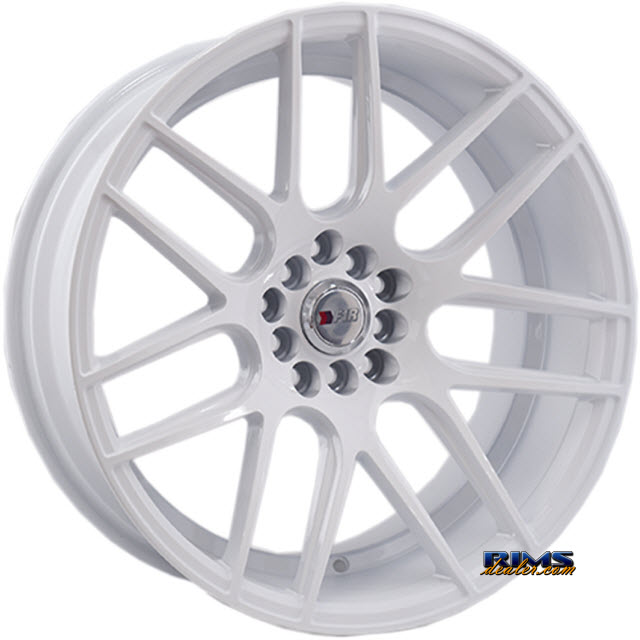 Pictures for F1R Wheels F18 White Flat