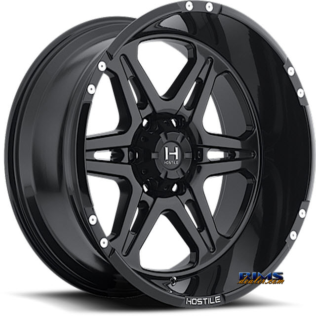 Pictures for Hostile Truck Wheels H102 - HAVOC 6 satin black