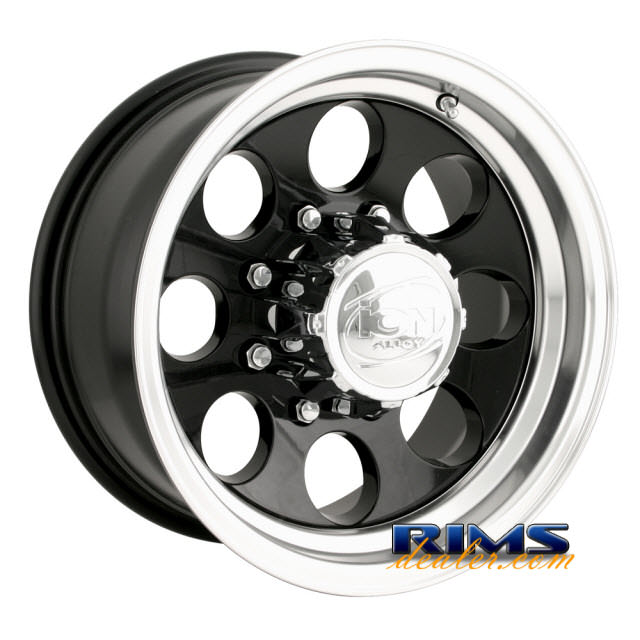 Pictures for Ion Alloy Wheels 171 off-road machined w/ black
