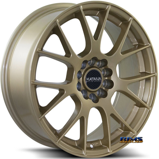 Pictures for KATANA WHEELS KR13 Gold Gloss