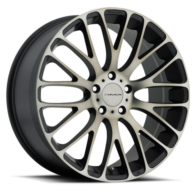 Pictures for KMC KM693 Maze (Tinted) Black Flat w/ Machined