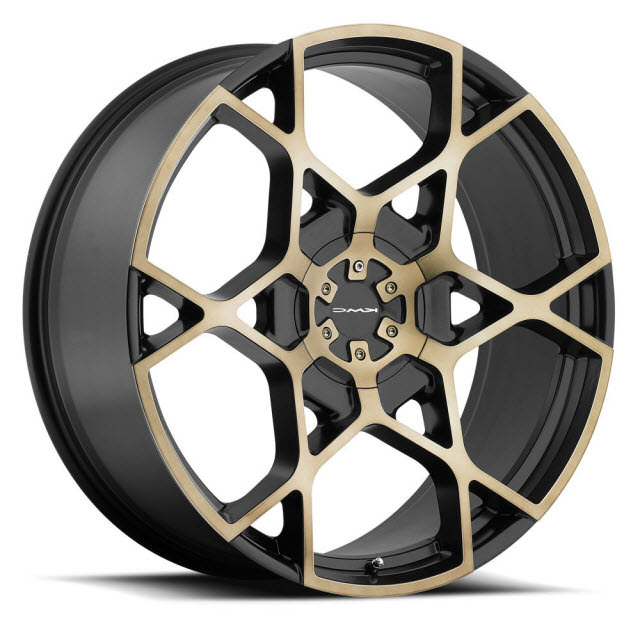 Pictures for KMC KM695 Crosshair Black w/Copper