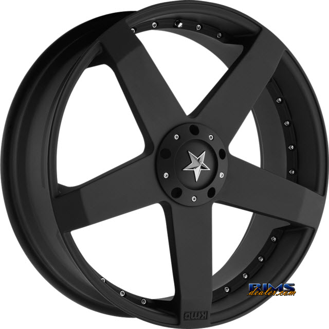 Pictures for KMC KM775 Rockstar Car Black Flat