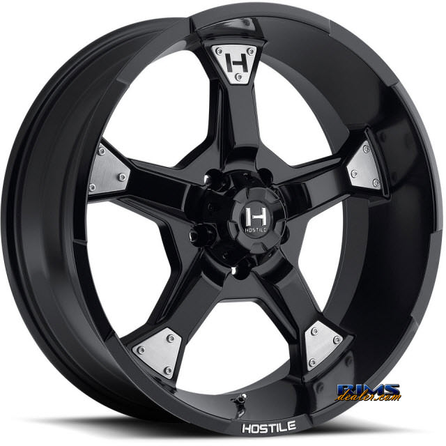 hostile truck wheels h101 knuckles 5 rims and tires packages. hostile