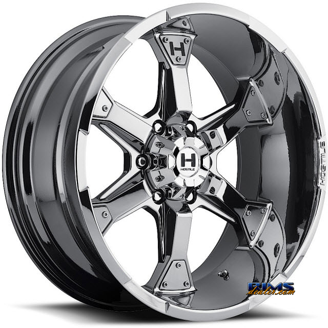 Pictures for Hostile Truck Wheels H101 KNUCKLES 6 - PVD chrome