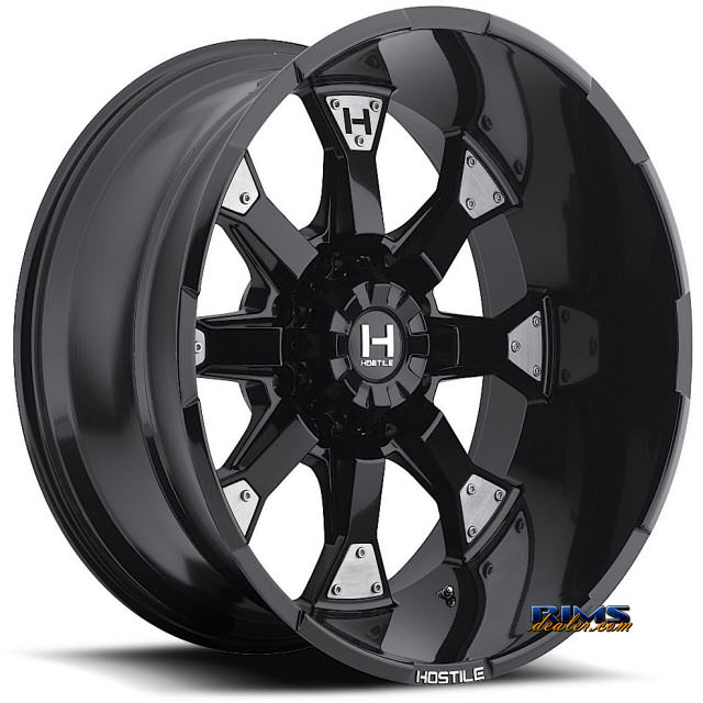 Pictures for Hostile Truck Wheels H101 - KNUCKLES 8 satin black