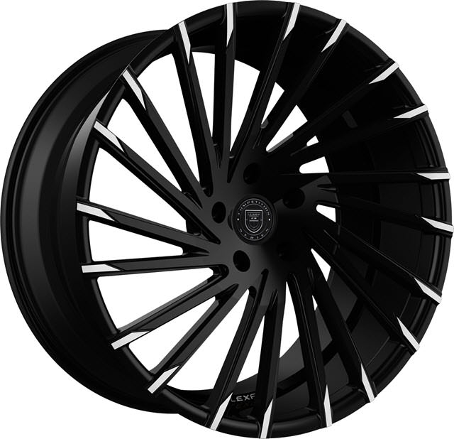 Pictures for LEXANI 663 - WRAITH Black Gloss w/ Machined