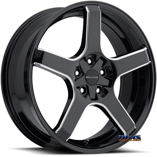 Pictures for Vision Wheel Milanni VK-1 464 (5 lugs only) black gloss