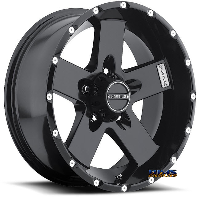Pictures for Hostile Truck Wheels H100 - MOAB 5 satin black