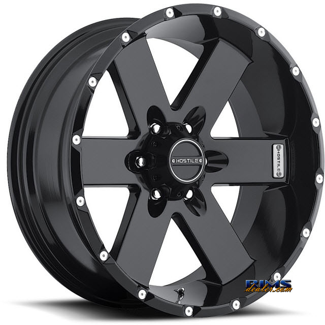 Pictures for Hostile Truck Wheels H100 - MOAB 6 satin black