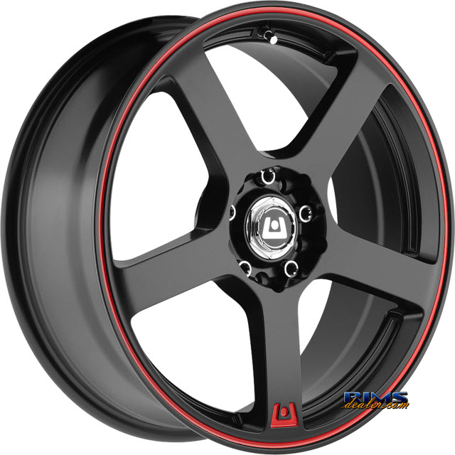 Pictures for Motegi Racing MR116 Black Gloss w/ Red