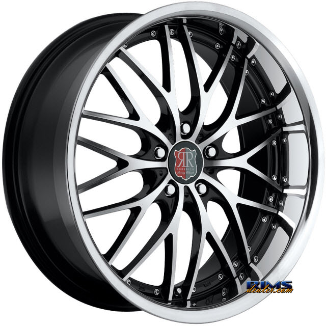 Pictures for Roderick Luxury Wheels RW-1 (Chrome Lip) machined w/ black
