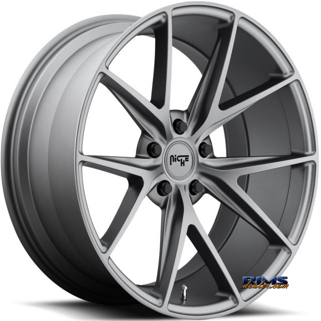 Pictures for NICHE Misano M116 gunmetal flat