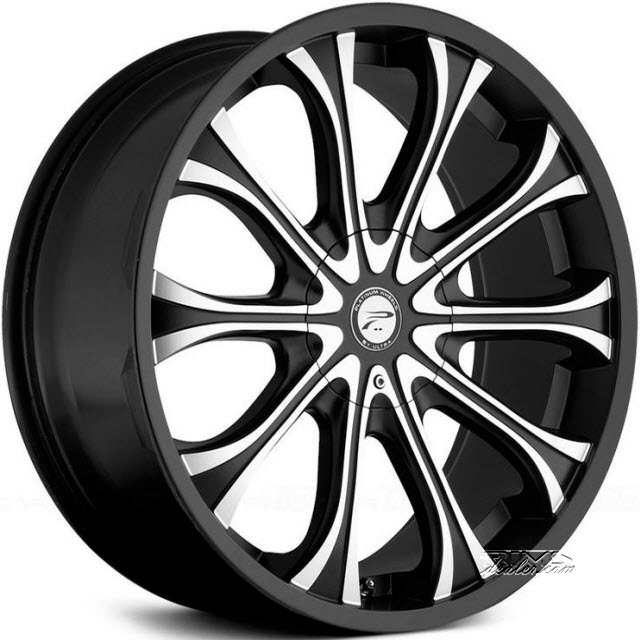 Pictures for PLATINUM MOGUL Machined w/ Black