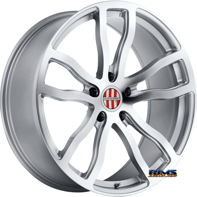 Pictures for VICTOR EQUIPMENT ENDURANCE - SILVER W/MIRROR CUT FACE / MILLED SPOKES Silver Flat