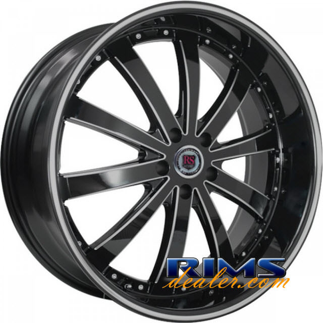 Pictures for RedSport RSW77 machined black w/stripe