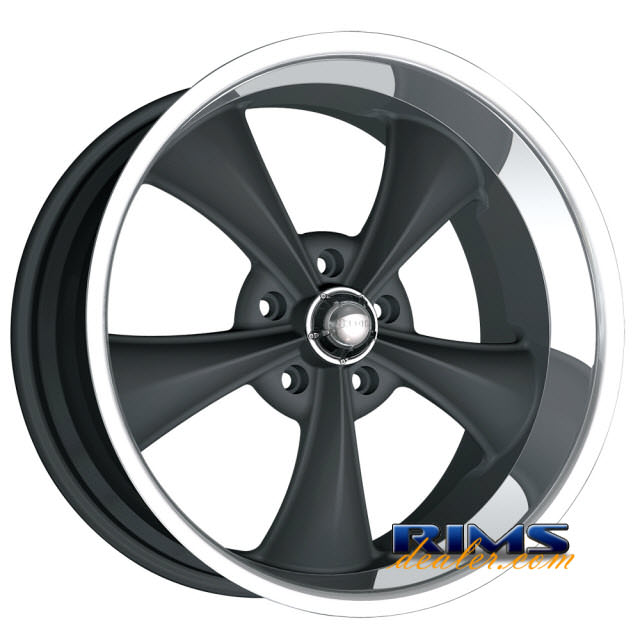 Pictures for Ridler Wheels 695 black flat w/ machined