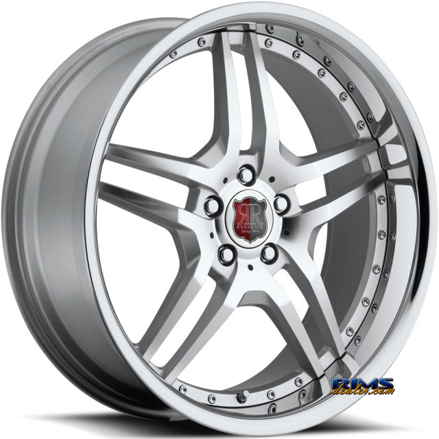 Pictures for Roderick Luxury Wheels RW2 silver w/ chrome lip