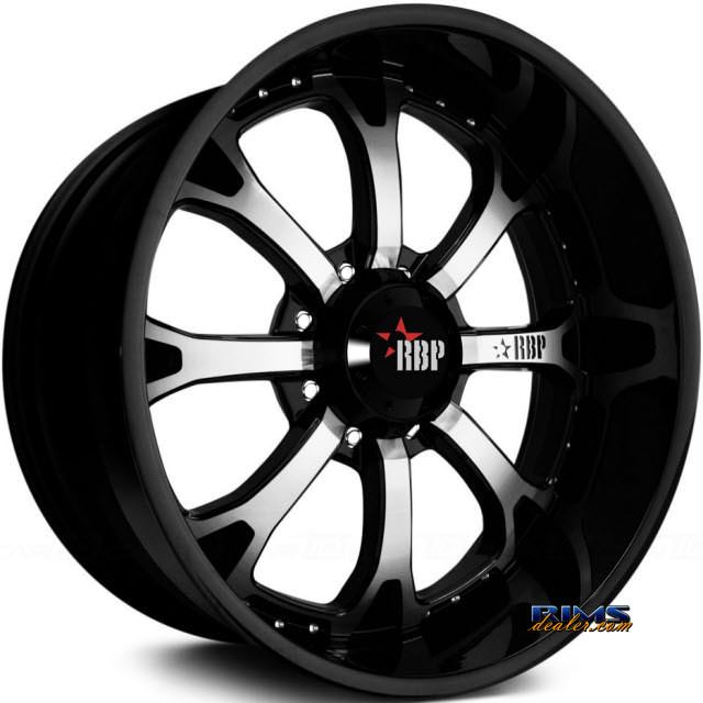 Pictures for RBP Off-road 96-R Exposed 8 Lug Only Machined w/ Black