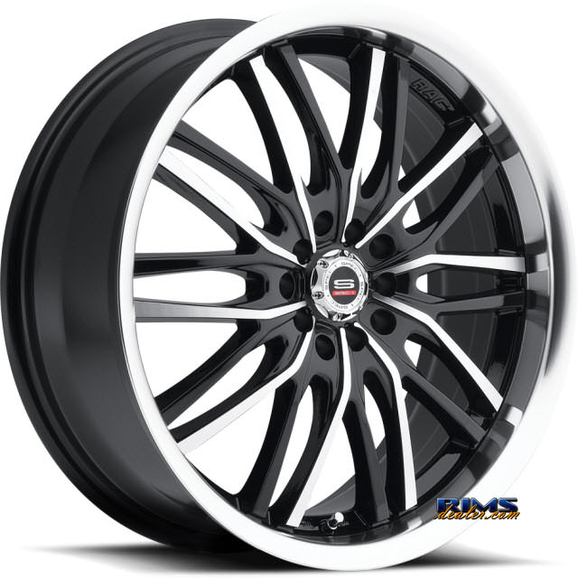 Pictures for Spec 1 Wheels SP- 16 black gloss w/ machined