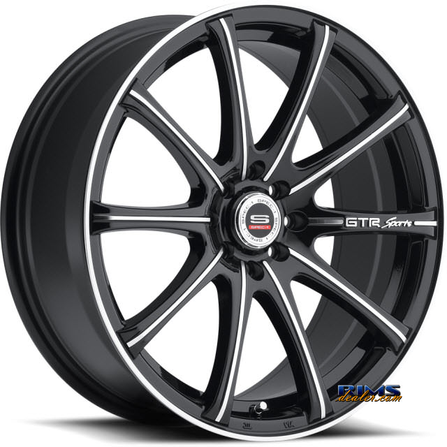 Pictures for Spec 1 Wheels SP- 19 black gloss w/ machined