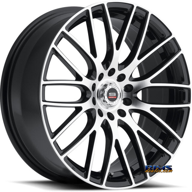 Pictures for Spec 1 Wheels SP- 20 black gloss w/ machined