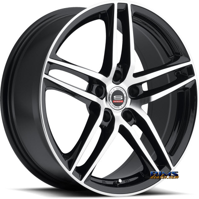 Pictures for Spec 1 Wheels SP- 25 black gloss w/ machined
