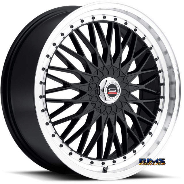 Pictures for Spec 1 Wheels SP-3 black flat w/ machined
