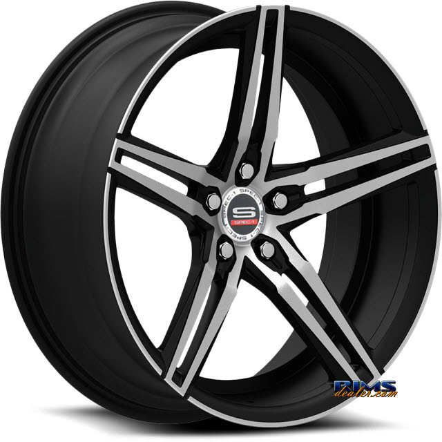 Pictures for Spec 1 Wheels SPM-75 black gloss w/ machined