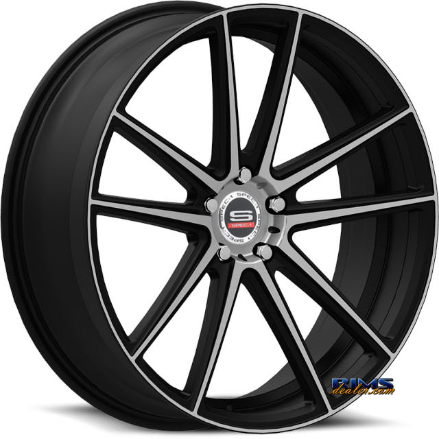 Pictures for Spec 1 Wheels SPM-79 black gloss w/ machined