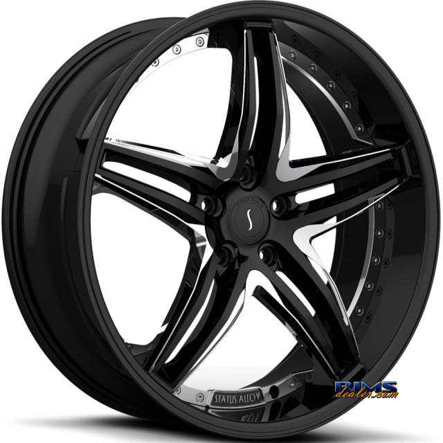 Pictures for STATUS S837 Haze (chrome inserts) black gloss