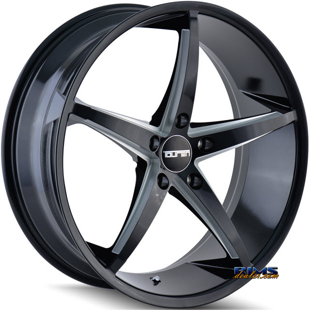 Pictures for Touren Custom Wheels TR70 3270 Black Gloss w/ Machined