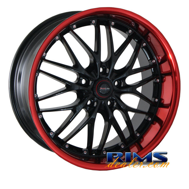 Pictures for TrakLite TURBULANCE black gloss w/ red