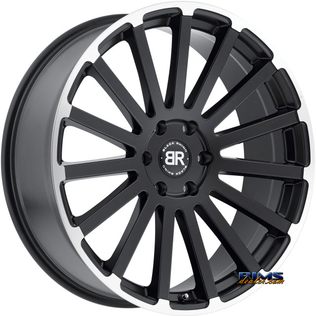 Pictures for BLACK RHINO SPEAR - MATTE BLACK W/MATTE MACHINE LIP EDGE BLACK FLAT