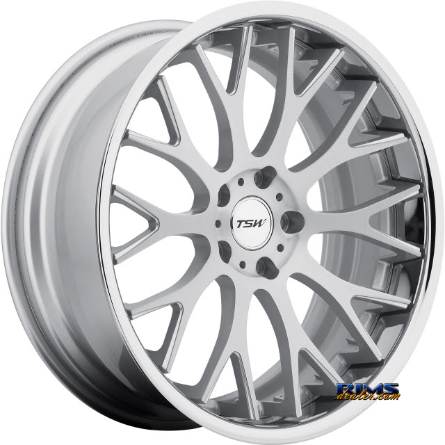 Pictures for TSW AMAROO - SILVER W/BRUSHED FACE / CHROME STAINLESS LIP Silver Flat