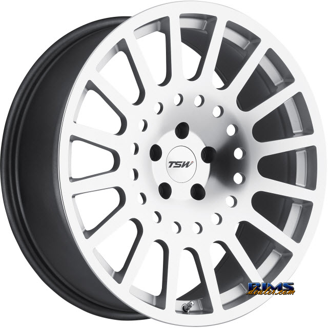 Pictures for TSW HOLESHOT - MATTE TITANIUM SILVER W/MATTE MACHINE FACE Titanium