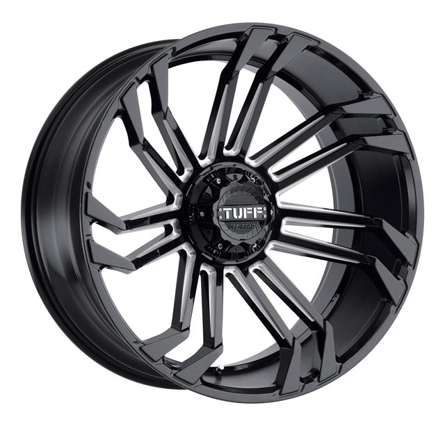 Pictures for Tuff A.T Wheels T21 Black Milled
